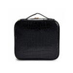 Trousse de maquillage élégante en cuir